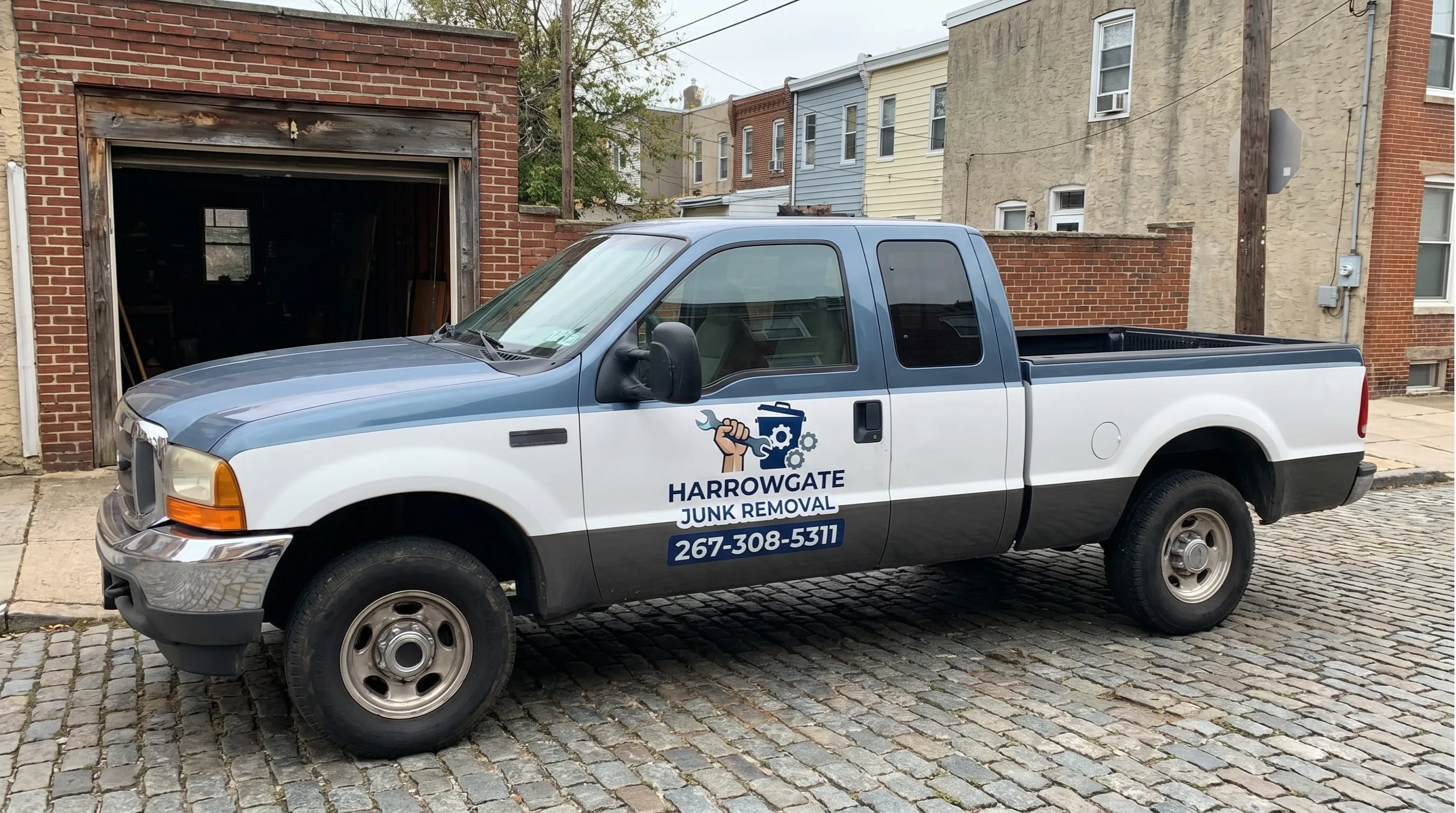 Harrowgate Junk Removal crew loading a truck in Philadelphia